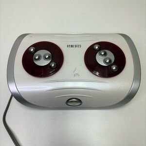 Homedics White and Red Foot Massager